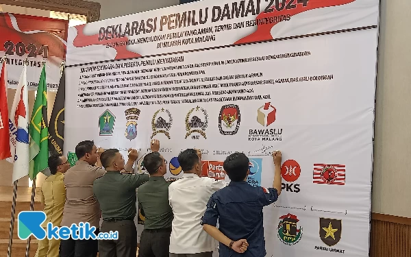 Thumbnail Deklarasi Pemilu Damai, Korem 083/Baladhika Jaya Ajak Warga Jaga Persatuan dan Kesatuan