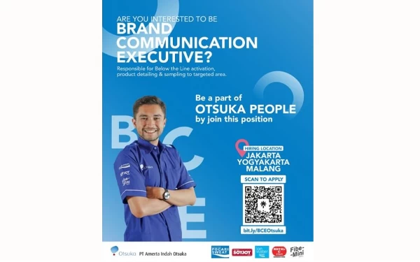 Kesempatan Langka, Otsuka Buka Lowongan Brand Communication, Buruan Daftar!