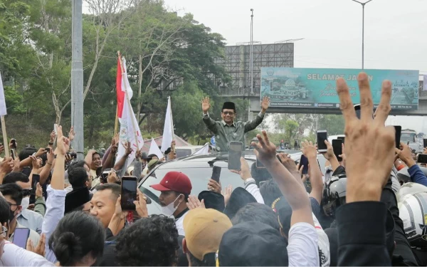 Thumbnail Kunjungi Tanah Kelahirannya, Mahfud MD Minta Para Pendukung Jaga Kondusifitas di Madura