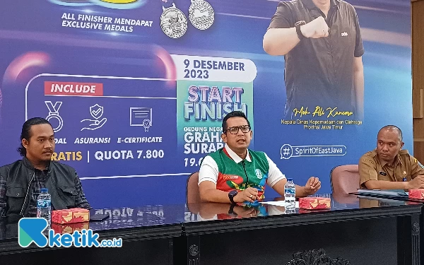 Thumbnail Dispora Jatim Gelar KIP Nite Run, Ajak Masyarakat Lari 7,8 Km Nikmati Surabaya Malam Hari