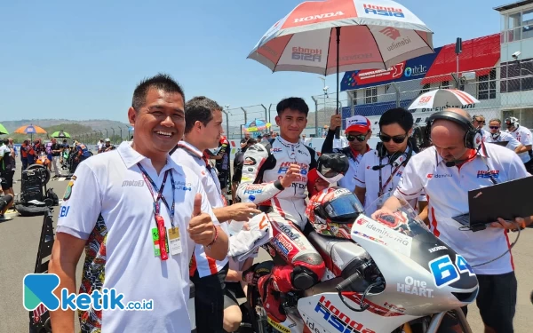 Mario Aji Terus Genjot Latihan Jelang Tampil di Moto2 2024