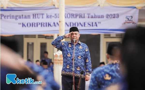 Thumbnail Jadi Inspektur Upacara HUT ke-52 Korpri, Begini Amanat Sekda Sleman