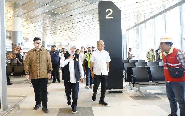 Thumbnail Khofifah Berharap Bandara Internasional Dhoho Dapat Tunjang Perekonomian hingga Budaya di Kediri Raya