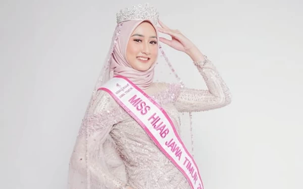 Thumbnail Luna Syarafina, Winner Miss Hijab Jatim 2023 Ajak Masyarakat Tingkatkan Literasi