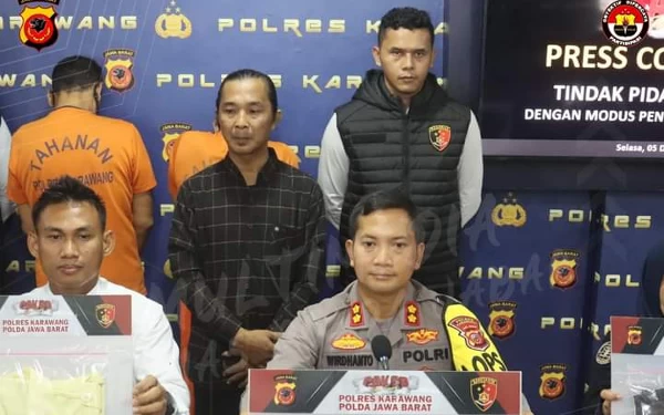 Thumbnail Polres Karawang Tangkap 2 Pelaku Penipuan Tenaga Kerja