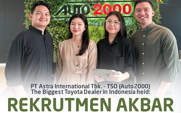 Thumbnail Rekrutmen Akbar Auto2000, Segera Daftar!