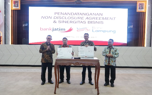 Thumbnail Tindak Lanjuti Kerjasama, Bank Jatim Lakukan Penandatanganan NDA dengan Bank Lampung