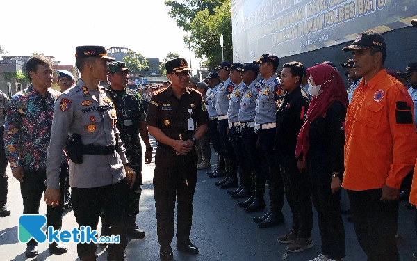 Amankan Nataru, Polres Batu Siapkan Ratusan Personel di 6 Pos Pengamanan