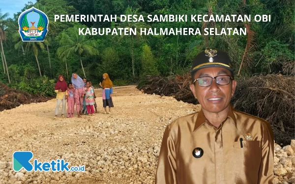 Thumbnail Permudah Akses Masyarakat, Pemdes Sambiki Halmahera Selatan Bangun Jalan