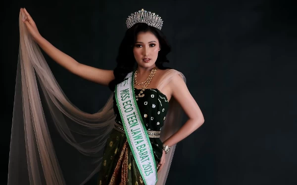 Thumbnail Berita - Resolusi Tahun Baru Khanza Indra Ramadhani, Miss Eco Teen Jabar 2023