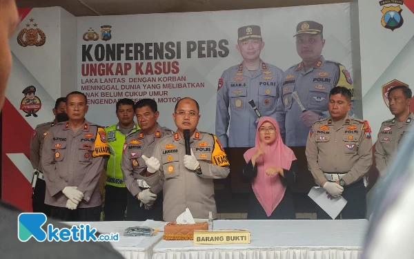 Thumbnail Awal Tahun 2024, Polres Pacitan Ingatkan Orang Tua Tak Izinkan Anak Naik Motor