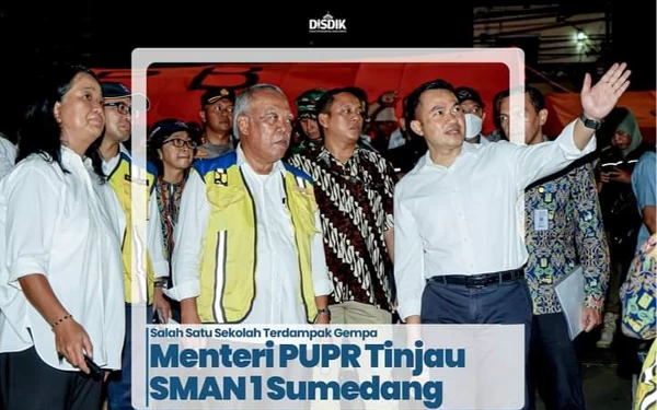 Thumbnail Pasca Gempa Sumedang, Menteri PUPR Tinjau Sekolah Terdampak