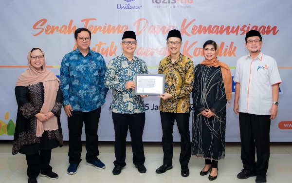 Thumbnail Unilever Sumbang Rp 1,5 Miliar Melalui Lazismu Untuk Wilayah Terdampak Konflik