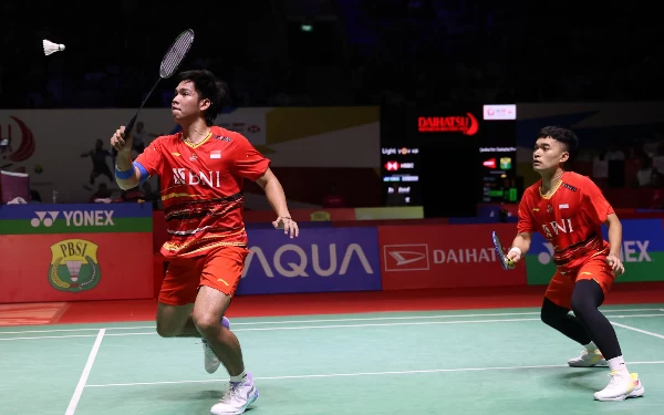 Thumbnail Indonesia Masters 2024, Tembus Perempatfinal Leo/Daniel Jaga Asa Pertahankan Gelar