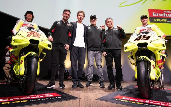 Thumbnail Berita - Pertamina Enduro VR46 Resmi Dilaunching, Usung Warna Livery Khas Rossi