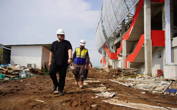 Thumbnail Berita - Tahap Kedua Pembangunan Stadion Daha Jayati, Pemkab Kediri Gandeng Kementerian PUPR