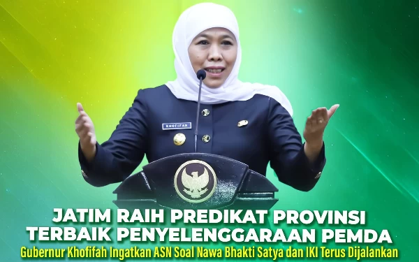 Thumbnail Berita - Membanggakan, Jawa Timur Raih Predikat Provinsi Terbaik se-Indonesia