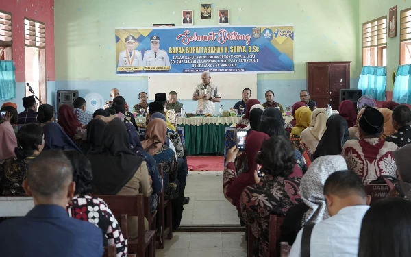 Bupati Asahan Bersilaturahmi Dengan Kepala UPTD SD dan SMP Negeri di Empat Kecamatan