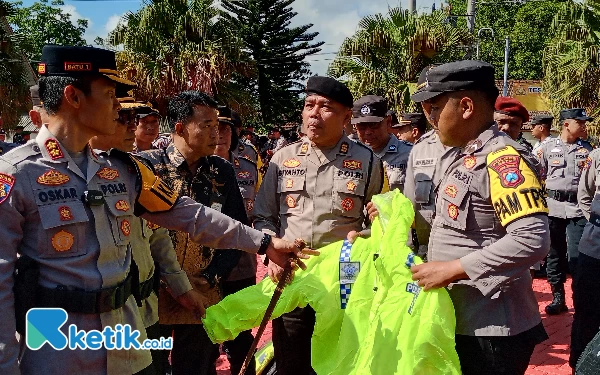 Thumbnail Amankan Pemilu 2024, Polres Batu Terjunkan 320 Personel