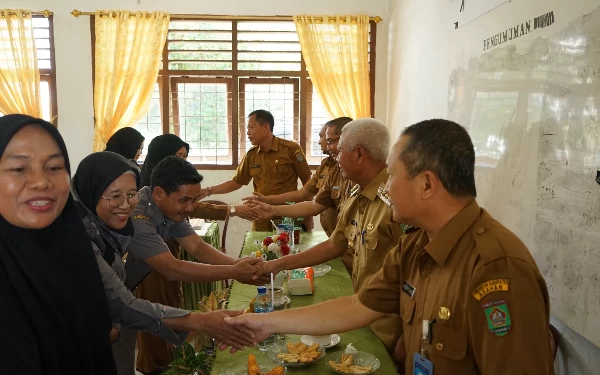 Bupati Asahan Silaturahmi ke UPTD SD dan SMP Negeri se-Kecamatan Pulo Bandring dan Meranti