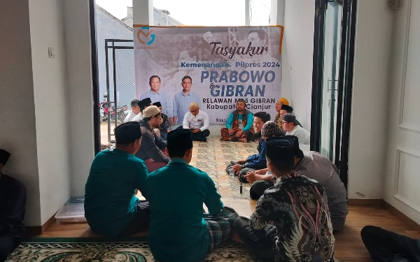 Thumbnail Relawan Mas Gibran Cianjur Gelar Tasyakuran Kemenangan Pilpres 2024