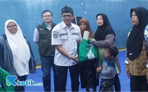 Peringati Puncak Hari Pers Nasional, PWI Kabupaten Bandung Bagikan 1.000 Paket Kepokmas