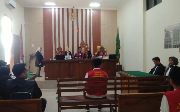 Sidang Eksepsi Anggota BIN Gadungan di PN Tanjungkarang Ditunda