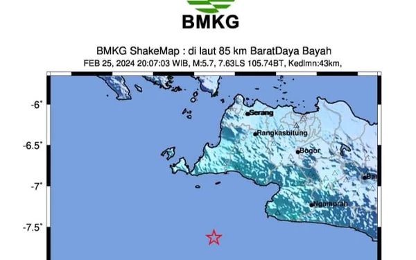 Thumbnail Berita - BMKG Pastikan Gempa di Samudera Hindia Tidak Berpotensi Tsunami, Masyarakat Diminta Tetap Tenang