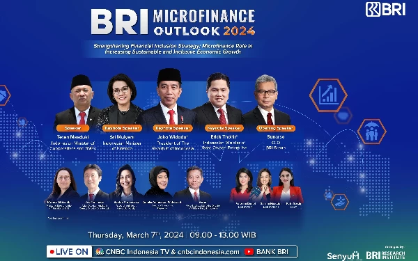 Thumbnail Berita - BRI Microfinance Outlook 2024 Kembali Hadir, Angkat Strategi Perkuat Inklusi Keuangan