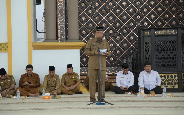 Thumbnail Berita - Isra Mi'raj di Masjid Agung Haji Achmad Bakrie, Ini Pesan Sekda Asahan