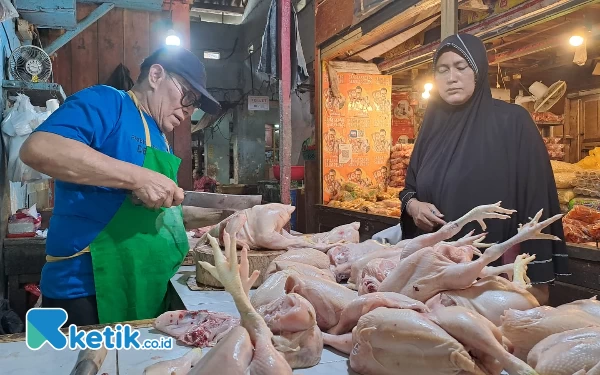 Thumbnail Jelang Ramadan, Harga Daging Ayam Ras di Jember Melonjak Naik