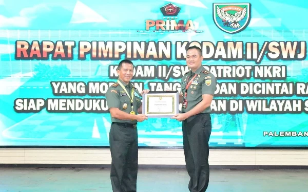 Rapim Kodam II/Sriwijaya, Pangdam Berharap TNI Semakin Dicintai Rakyat