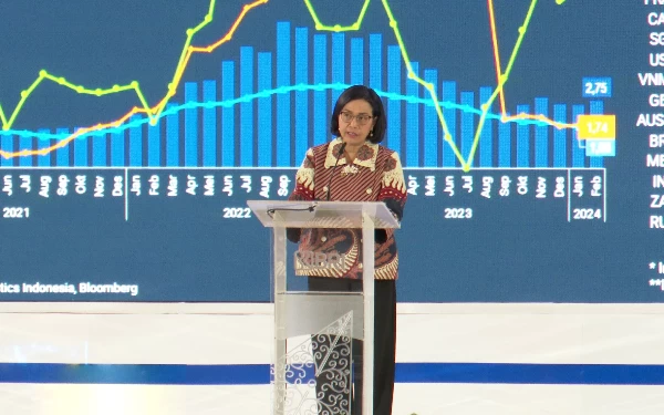 Thumbnail Di BRI Microfinance Outlook 2024, Menkeu Sri Mulyani Apresiasi Keberadaan AgenBRILink