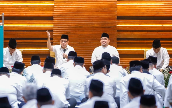 Thumbnail Berita - Awal Ramadan, Pj Gubernur Jatim Gelar Tausiyah dan Doa Bersama Bareng Forkopimda