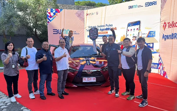 Apresiasi dan Berdayakan AgenBRILink, BRI Bagi-Bagi Hadiah Mobil dan Emas