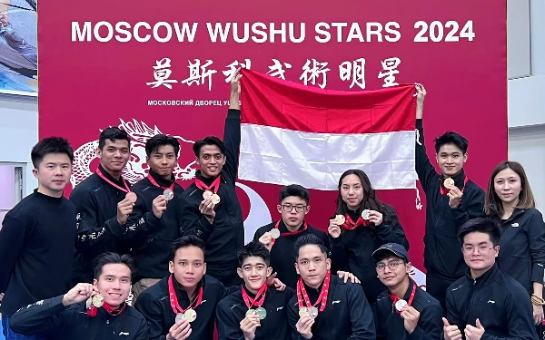 Thumbnail Cabor Wushu Jatim Raih Lima Medali Emas di  Moscow Wushu Stars 2024