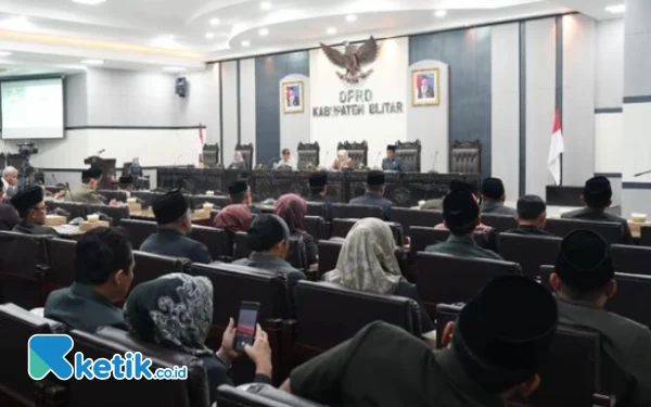 Rapat Paripurna DPRD Kabupaten Blitar, Jabarkan Pokok Pikiran DPRD dan LKPJ Bupati