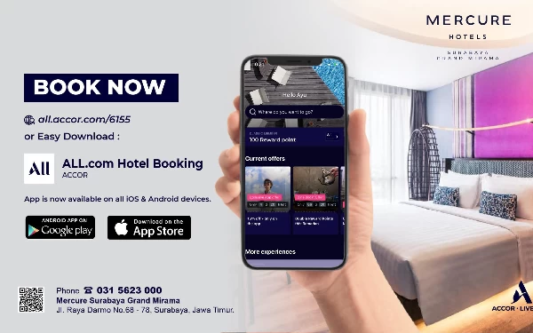 Thumbnail Khusus Member Accor Live Limitless, Mercure Grand Mirama Surabaya Tawarkan Penjemputan Gratis