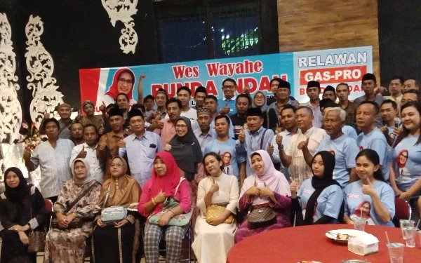 Ribuan Relawan Gas Pro Siap Antar Bunda Indah Sebagai Bupati Lumajang