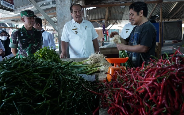 Thumbnail Berita - Jelang Idul Fitri 1445 H, Forkopimda dan Wakil Bupati Asahan Sidak Pasar