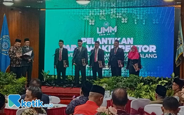 Thumbnail Lima Wakil Rektor UMM Dilantik, Prof Nazaruddin Malik Berpesan Jangan Jadi Beban