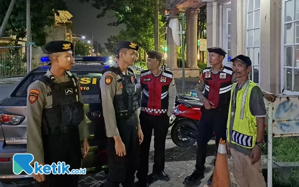 Ditinggal Mudik Warga, Ini yang Dilakukan Anggota Polresta Sidoarjo