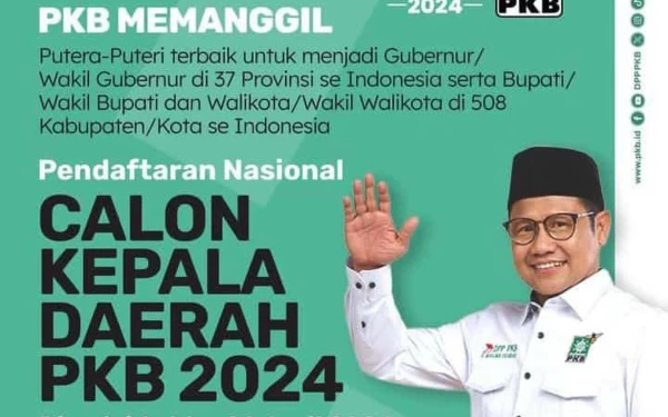 Thumbnail PKB Memanggil! Pendaftaran Calon Kepala Daerah 2024 Resmi Dibuka Hari Ini, Simak Caranya