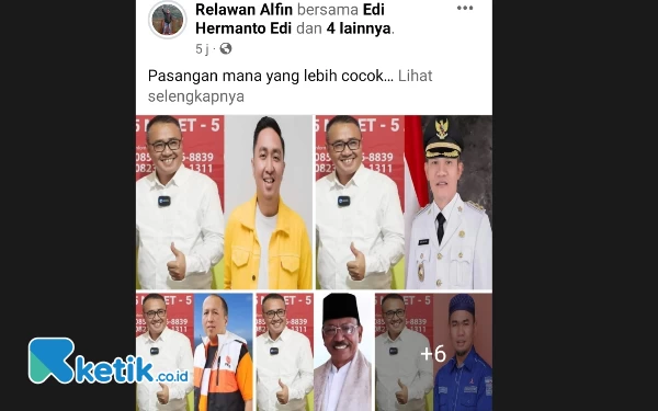 Pilkada Sungaipenuh, Tim dan Keluarga Alfin Resah Banyak Akun Palsu Mengaku Relawan Alfin