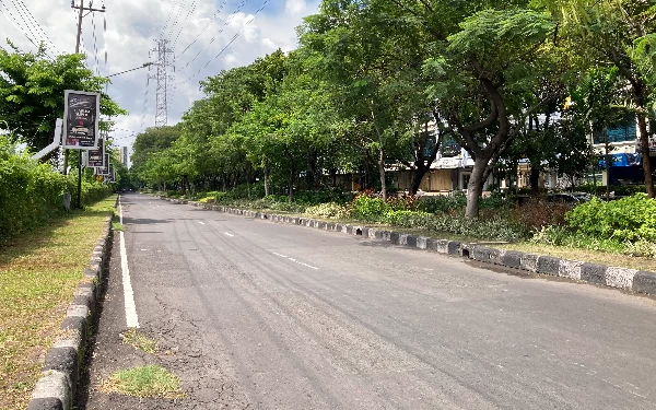 Thumbnail Mei Mendatang Jalan Kedung Baruk hingga Kalirungkut Surabaya Bakal Dibetonisasi