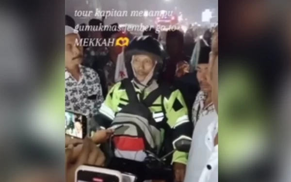 Thumbnail Berita - Warga Nekat Berangkat Haji Pakai Motor, Ini Kata Kepala Kemenag Jember