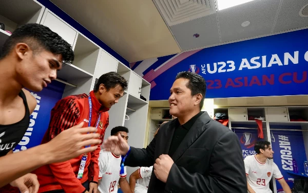 Thumbnail Erick Thohir Bangga dengan Perjuangan Timnas Indonesia U-23 Usai Hajar Korsel di Perempat Final