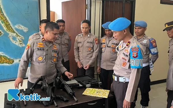 Bid Propam Polda Malut Laksanakan Gaktiblin di Polres Halmahera Selatan