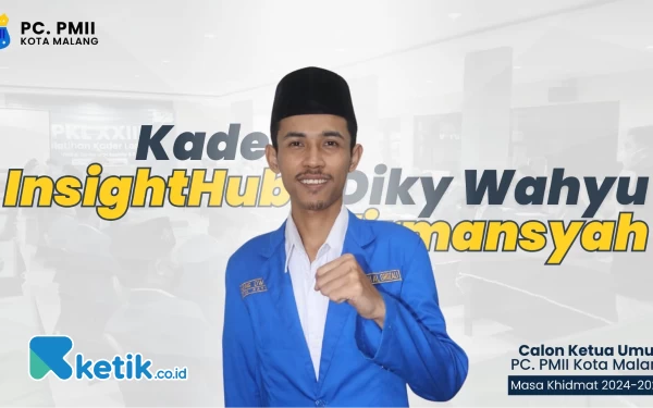 Thumbnail Pimpin PMII Kota Malang, Diky Wahyu Firmansyah Janji Perkuat Nilai-Nilai Aswaja