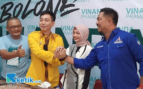 Thumbnail Berita - Demokrat dan Golkar Sepakat Usung Vinanda Prameswati Maju Pilwalkot Kediri 2024